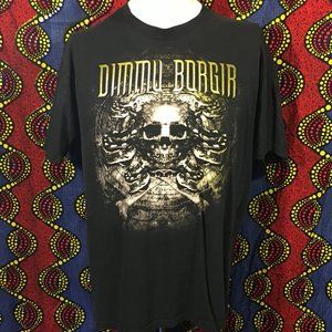 Dimmu Borgir - Band - Skull - T-shirt - Black - XL